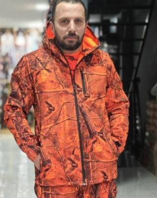 Ata Softshell Turuncu Desen Mont - 1