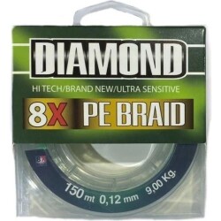 BAUER Diamond 8X150 mt İp Misina 0,23 mm - BAUER