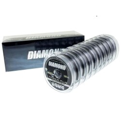 BAUER Diamond Titanıum Plus Füme 100mt. Fluorocarbon 0,16 mm Misina - BAUER