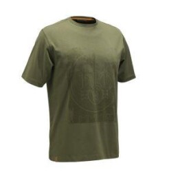 Beretta Logo T-shirt Dark Olive Erkek T-shirt Large - BERETTA
