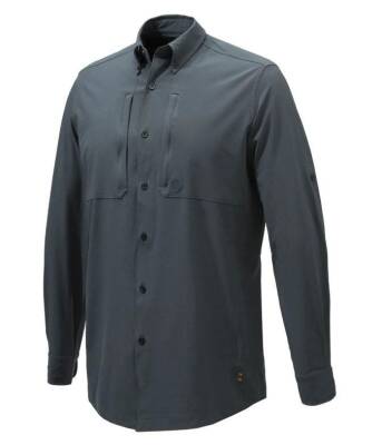 Beretta Plain Lightweight Ebony Uzun Kollu Gömlek XLarge - 1