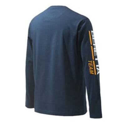Beretta Team LS Blue T-shirt Lacivert Large - 2