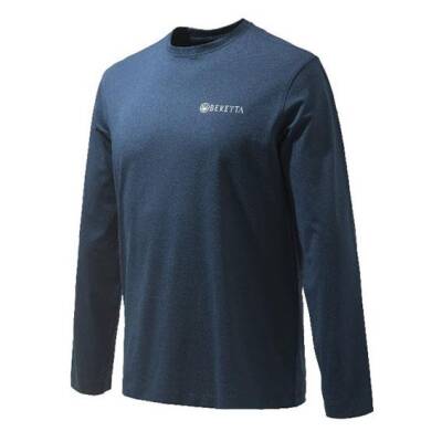 Beretta Team LS Blue T-shirt Lacivert X-Large - 1
