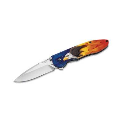 Buck 297G4S-B Eagle & Flames Çakı - 1