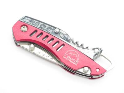 BUCK 760RDX Summit Red Serrate Çakı - 2