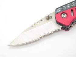 BUCK 760RDX Summit Red Serrate Çakı - 3