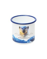 NURGAZ Campout Emaye Kupa Beyaz Bear - 1