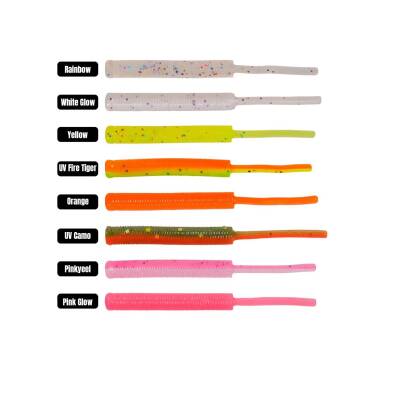 GRL Effe Baby Worm 5.2cm HG49 Pink Glow Silikon yem - 1