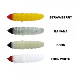 GRL Yüzen 3cm Kokulu Kurt ( Mısır ) Beyaz ( 1pk=20 adet) - EFFE