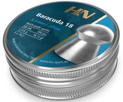 H&N Baracuda 18 5,52mm 18,13gr 200'li H.T Sacma - 1