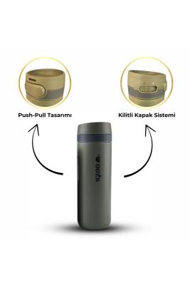 IGLOO Squid Termos 600ml ( Haki ) - 3