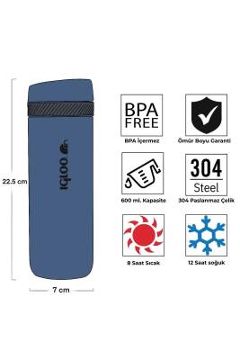 IGLOO Squid Termos 600ml ( Lacivert ) - 2