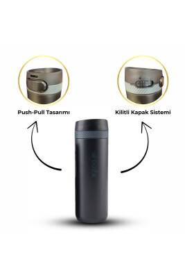 IGLOO Squid Termos 600ml ( Siyah ) - 3