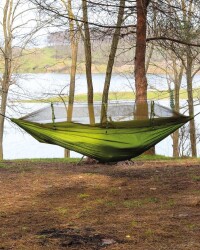 Nurgaz Campout Cibinlikli Hamak Yeşil - 1