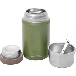 NURGAZ Campout Çift Katmanlı Haki Yemek Termosu 600 Ml - 3