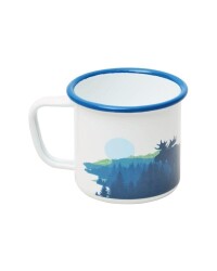 NURGAZ Emaye Kupa Beyaz Doğa - 2