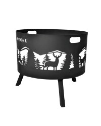 NURGAZ Orman Şöminesi Geyik Desen - 2