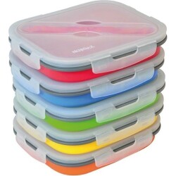 NURGAZ SİLİKON KATLANABİLİR TEK GÖZLÜ YEMEK SETİ - NURGAZ