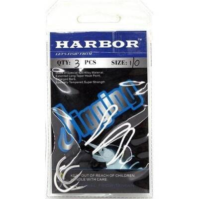 Sea Horse Harbour No:3/0 Jig İğnesi 3'lü Paket - 1