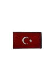 Single Sword Plastik Patch Harita Bayrak Kırmızı - SINGLESWORD