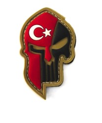 Single Sword Plastik Patch T.C. Kuru Kafa Bej - SINGLESWORD