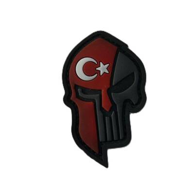 Single Sword Plastik Patch T.C. Kuru Kafa Siyah - 1