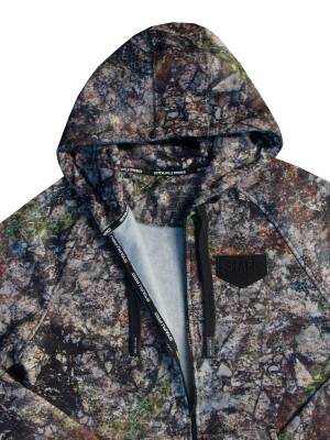 STAFU Jedi Fermuarlı Kapşonlu Sweatshirt Altai Camo XLarge - 6