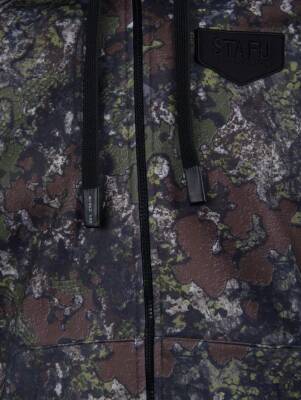 STAFU Jedi Fermuarlı Kapşonlu Sweatshirt Bushman Camo 2XLarge - 4