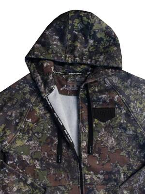STAFU Jedi Fermuarlı Kapşonlu Sweatshirt Bushman Camo XLarge - 6