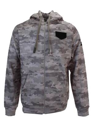 STAFU Jedi Fermuarlı Kapşonlu Sweatshirt Camo Kahverengi XLarge - 1