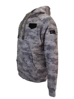 STAFU Jedi Fermuarlı Kapşonlu Sweatshirt Camo Kahverengi XLarge - 2