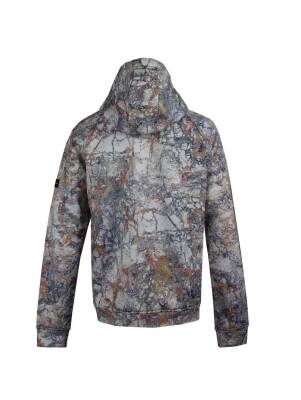 STAFU Jedi Fermuarlı Kapşonlu Sweatshirt Lime Camo Large - 3