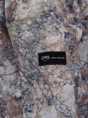 STAFU Jedi Fermuarlı Kapşonlu Sweatshirt Lime Camo Large - 4