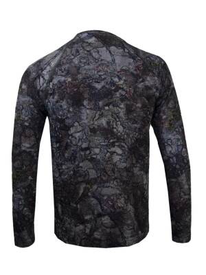STAFU Orlok UV Korumalı Uzun Kol T-shirt Dark Stone Camo Large - 3
