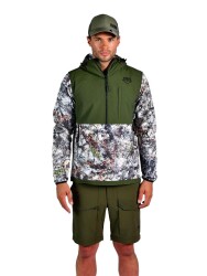 STAFU Peak Softshel Yarım Fermuar Anorak Siberian Camo XLarge - 7
