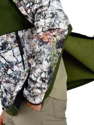 STAFU Peak Softshell Yarım Fermuar Anorak Birch Camo 2XLarge - 6