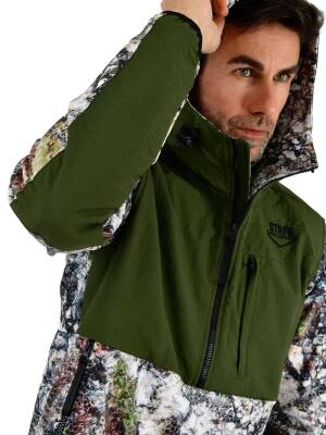STAFU Peak Softshell Yarım Fermuar Anorak Birch Camo 2XLarge - 7