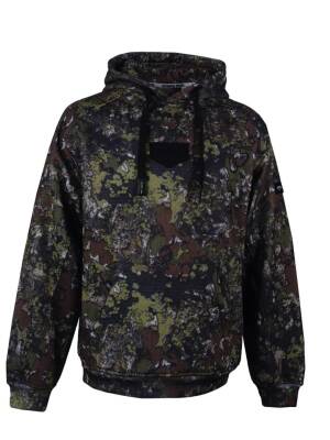 STAFU Prime Kapşonlu Sweatshirt Bushman Camo 2XLarge - 1
