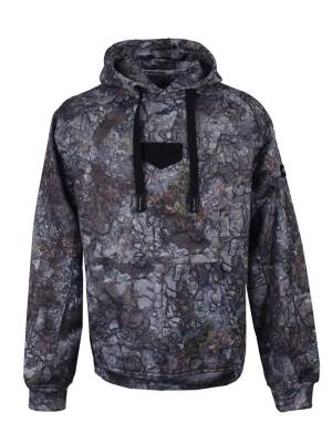 STAFU Prime Kapşonlu Sweatshirt Dark Stone Camo 2XLarge - 1