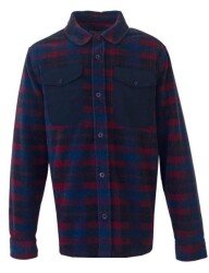 STAFU Wake Uzun Kollu Polar Gömlek Kırmızı Ekose Medium - STAFU