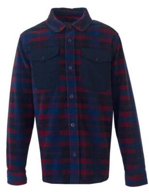 STAFU Wake Uzun Kollu Polar Gömlek Kırmızı Ekose Medium - 1