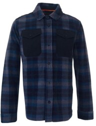 STAFU Wake Uzun Kollu Polar Gömlek Siyah-Gri Large - STAFU