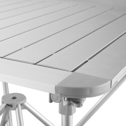 Uquip Mercy Süper Hızlı Katlanır Masa Gümüş STD - 2